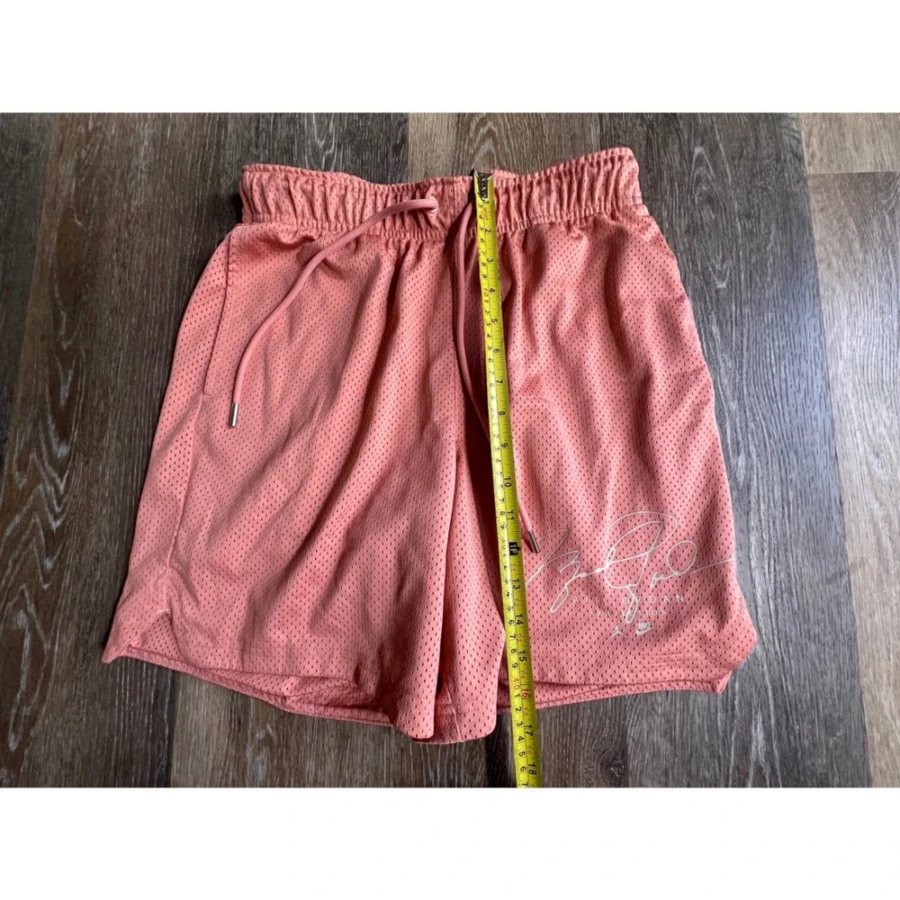 Jordan‎ Mesh Shorts Mens Small Pink Excellent Flight Collection Basketball 155